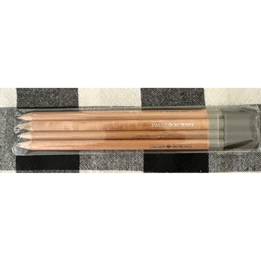 Daler Rowney Simply 2H, HB, 2B 4B Graphite Drawing & Sketching Pencils Pack of 4